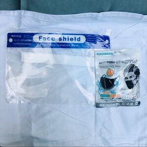Face mask and Face Shield FOR ADULTS !